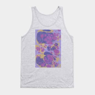 Ebru colored paper texture Tank Top